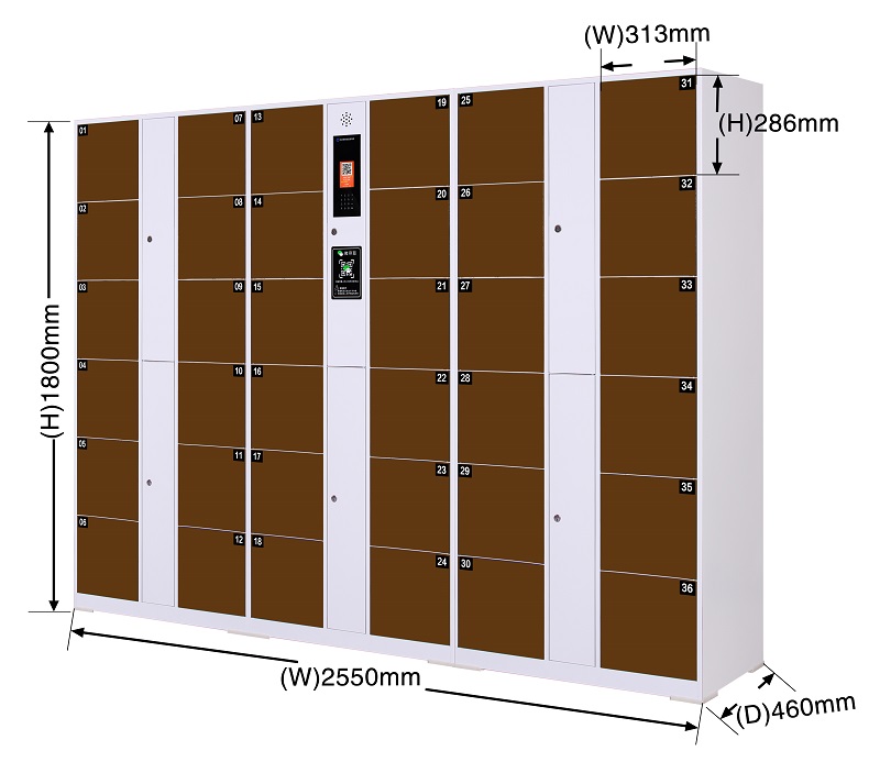 智能电子免密寄存柜厂家,寄存储物柜门数,员工车间刷脸更衣柜尺寸