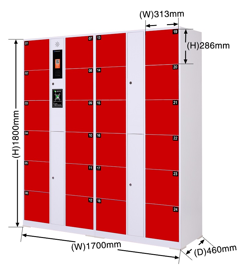 智能电子免密寄存柜厂家,寄存储物柜门数,员工车间刷脸更衣柜尺寸