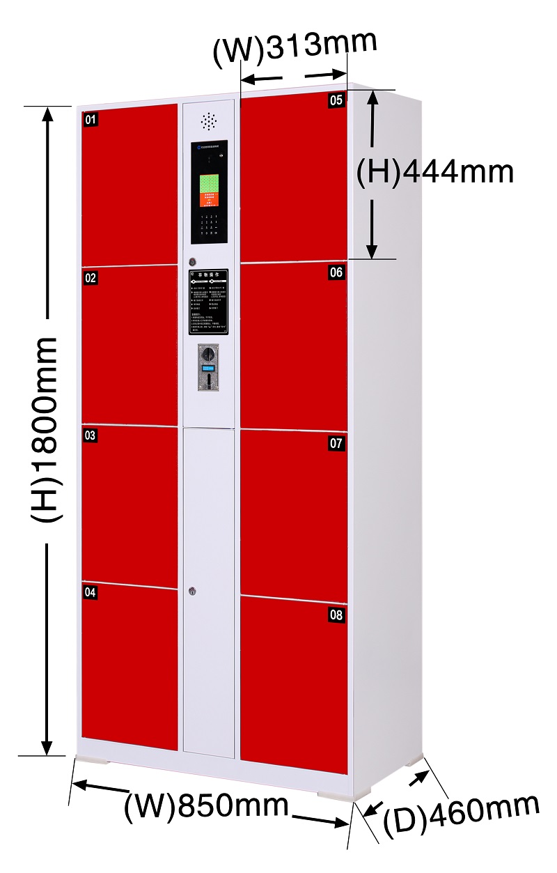超市商超智能寄存柜,收费密码公司商场储物柜,自助储物机