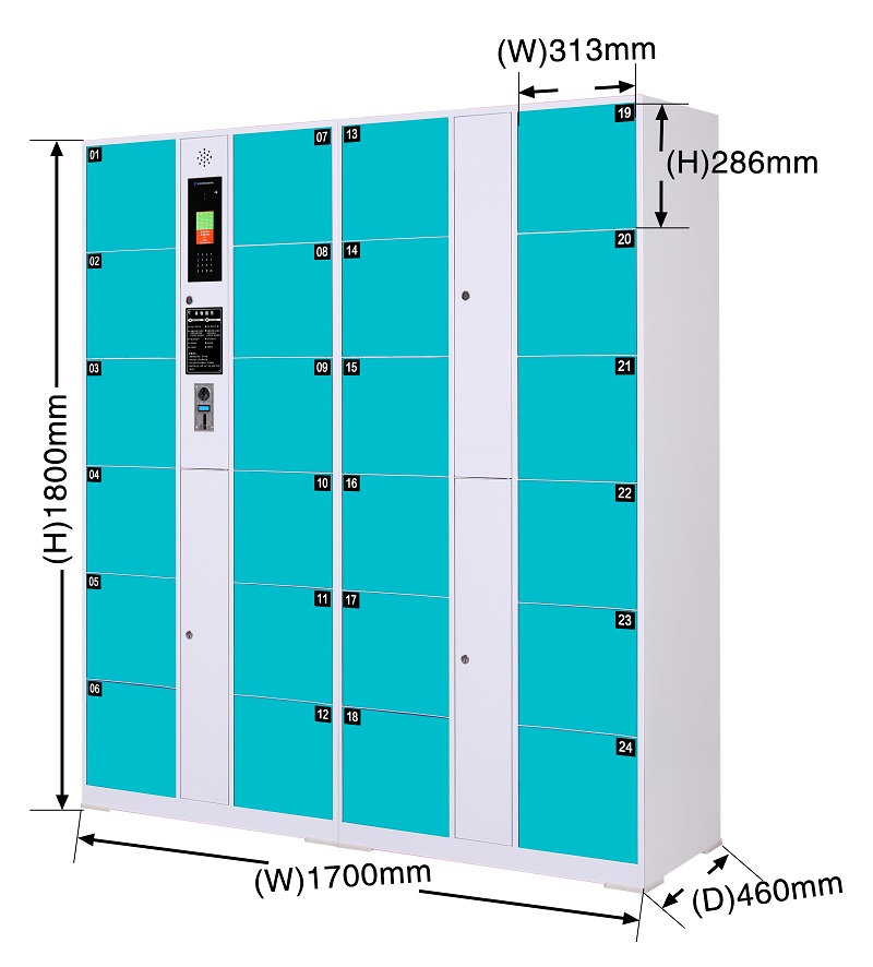 超市商超智能寄存柜,收费密码公司商场储物柜,自助储物机