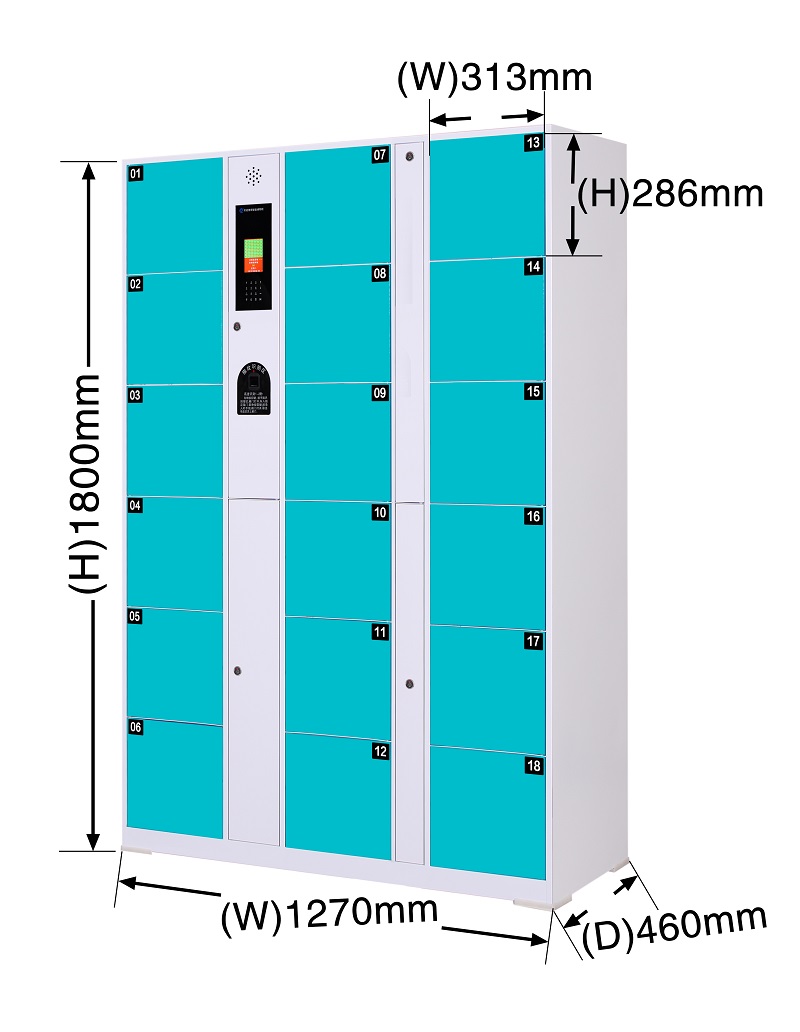 指纹识别寄存柜软件系统,自助指纹按键储物柜使用方法,安全可控指纹密码寄存柜