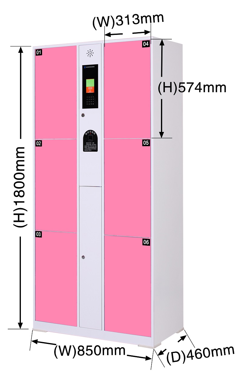 指纹识别寄存柜软件系统,自助指纹按键储物柜使用方法,安全可控指纹密码寄存柜